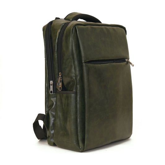 LapTop Bag Pack Green  (Pure Leather)